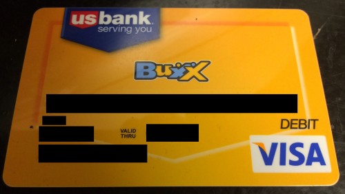 Visa Buxx Card