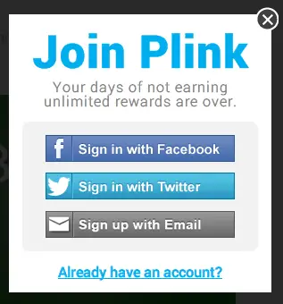 Join Plink Sign In
