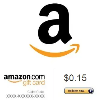 Amazon Gift Card $0.15
