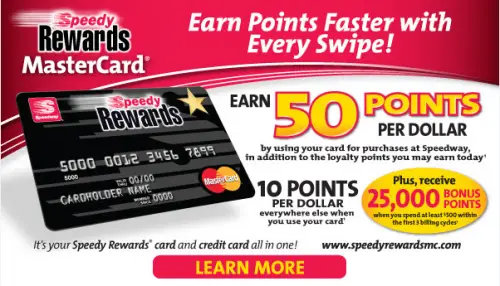 Speedy Rewards Mastercard Credit Card