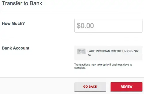 Withdraw Funds REDcard