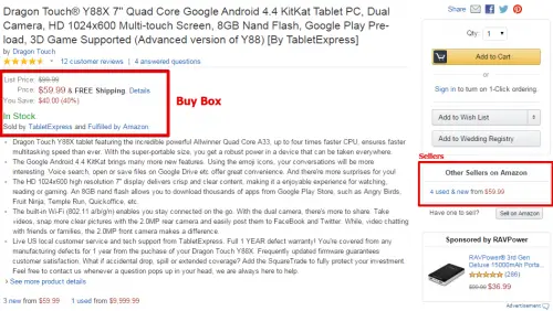 Amazon Listing Sales