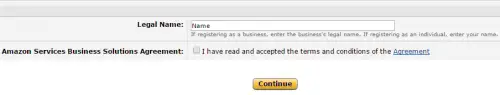 Amazon Seller Registration