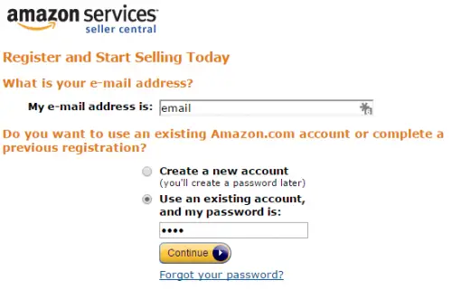 Amazon Seller Sign In