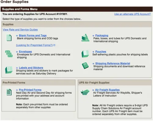 Order UPS Supplies for Free