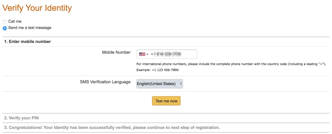 Amazon Step 4