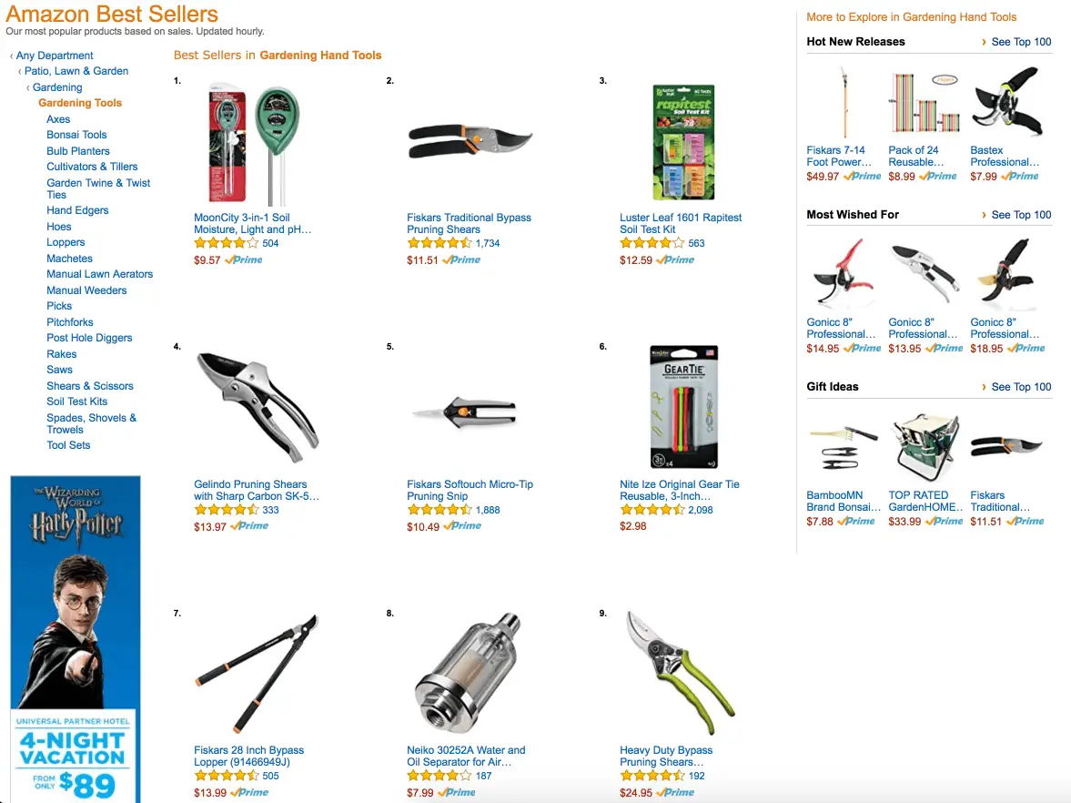 Amazon Best Sellers: Best Gardening Hand Tools